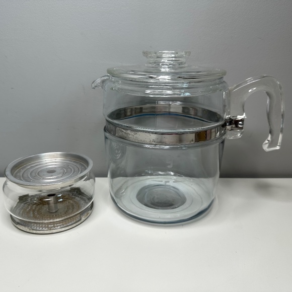 Pyrex Kitchen Vintage Pyrex Glass Coffee Percolator Pot 9 Cup 7759b